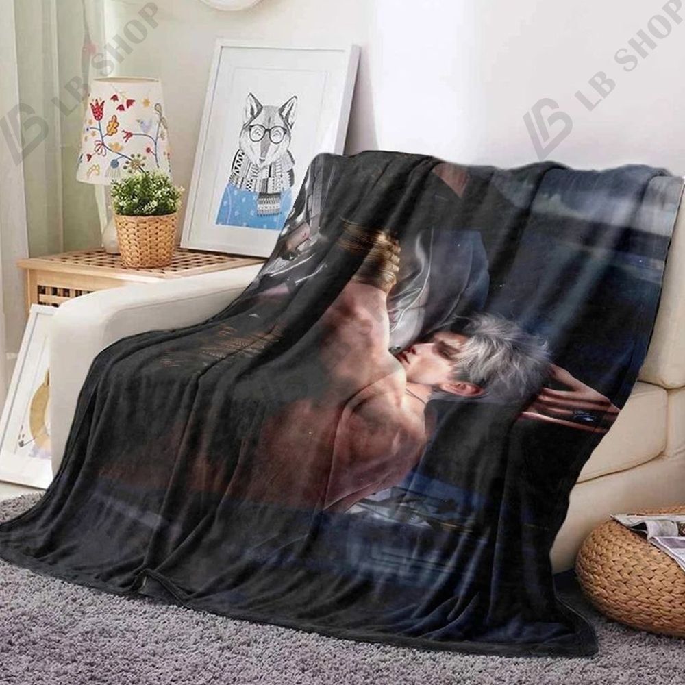 恋と深空 【シン】 ブランケット フリース毛布 102×152cm 共に酔いしれ