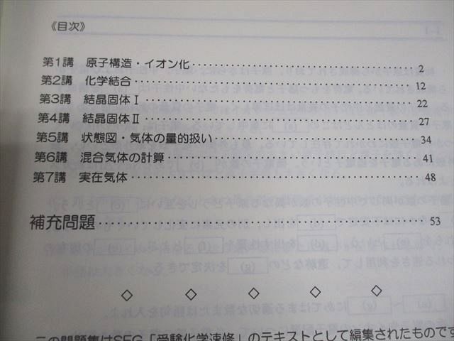SEG (科学的教育グループ) 受験化学速修コース/反応速度と平衡の