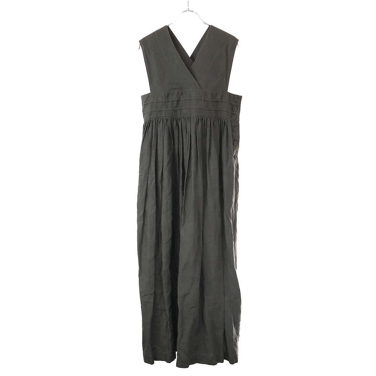 HYKE ハイク 22SS LINEN MAXI DRESS リネンマキシワンピース 221-16131 