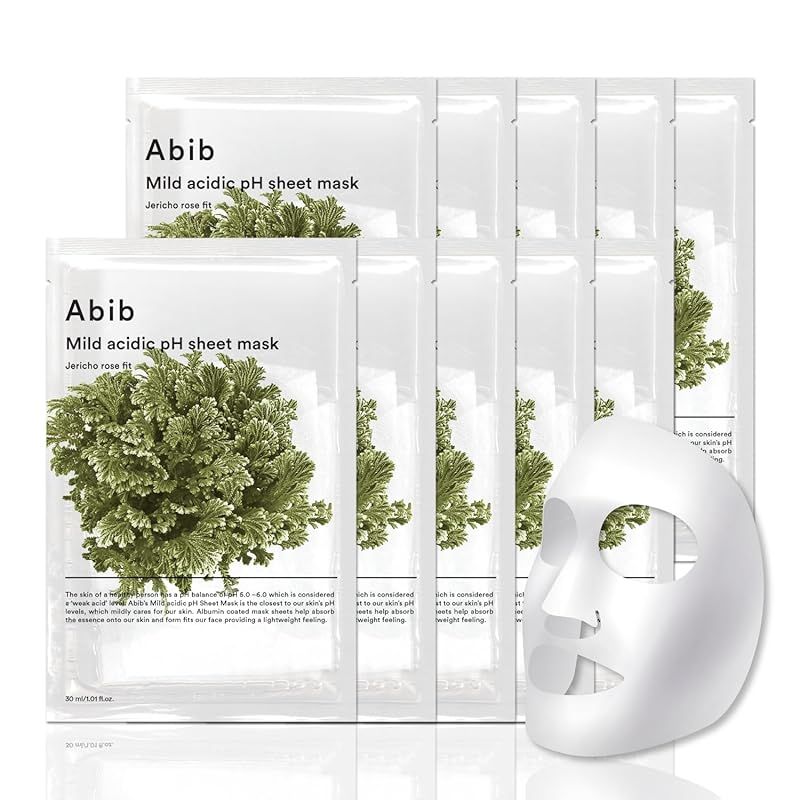 【新品】 Abib 弱酸性pHシートマスク 復活草フィット30ml 10枚入り アビブ 韓国コスメ スキンケア マスク パック 敏感肌 保湿 しっとり 高保湿 栄養 (復活草フィット10枚) 1