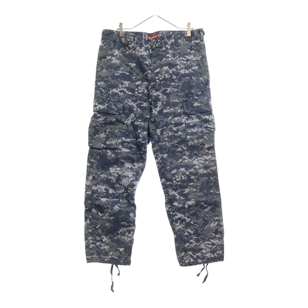 SUPREME (シュプリーム) 17AW Cargo Pant Navy Digi Camo デジタル