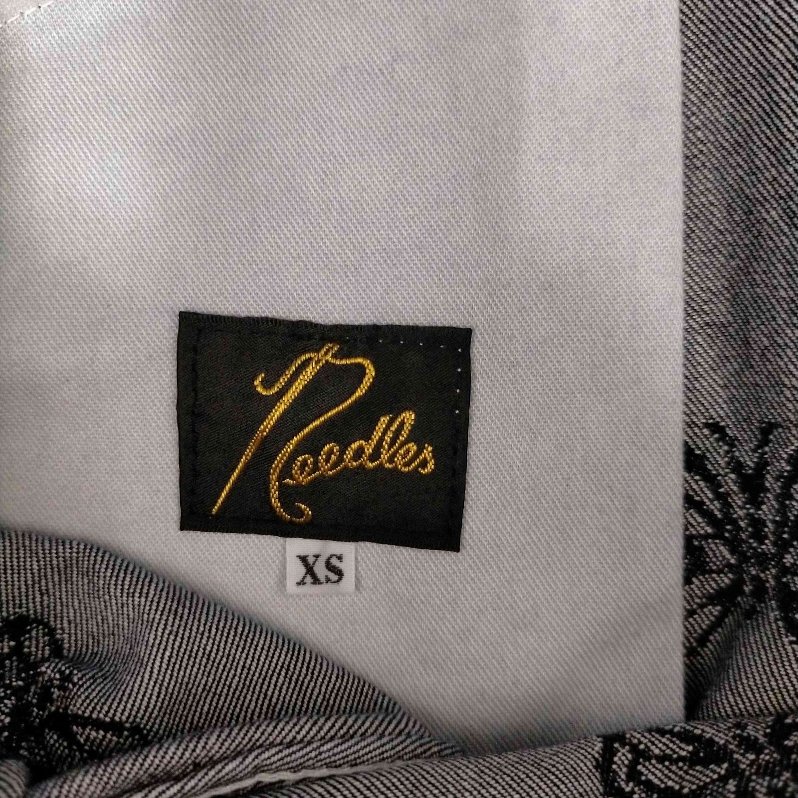 ニードルズ Needles H.D. Pant Jean 総柄パピヨン刺繍 10オンスデニム 