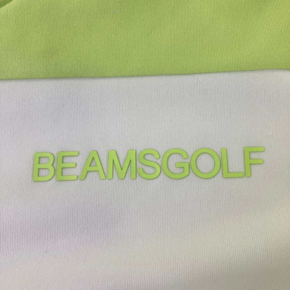 サイズ：L BEAMS GOLF ビームスゴルフ 2024年 半袖襟付きTシャツ  ホワイト系 [240101468235] ゴルフウェア メンズ ストスト サイズ：L BEAMS GOLF ビームスゴルフ 2024年 半袖襟付きTシャツ