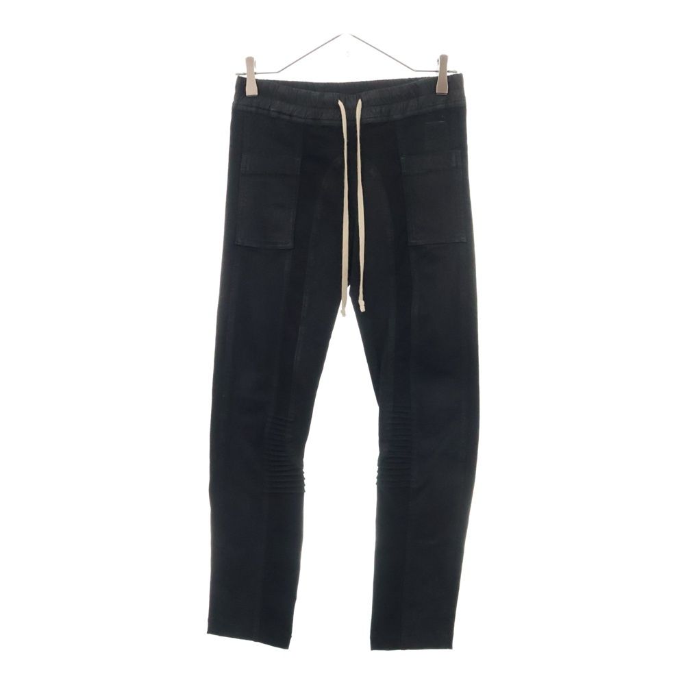 DRKSHDW ダークシャドウ 16AW Denim Combo Leggings レザーコーティング バイカーレギンスパンツ ブラック DS16F8316-SBKM