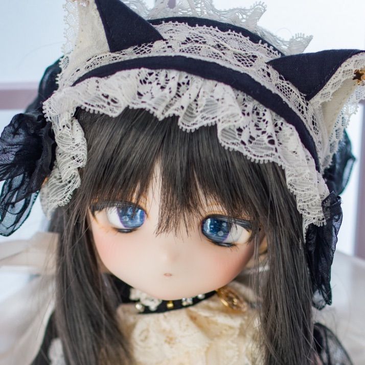 FebColors】DDH-01 カスタムヘッド＋おまけアイ セミホワイト肌 難あり 