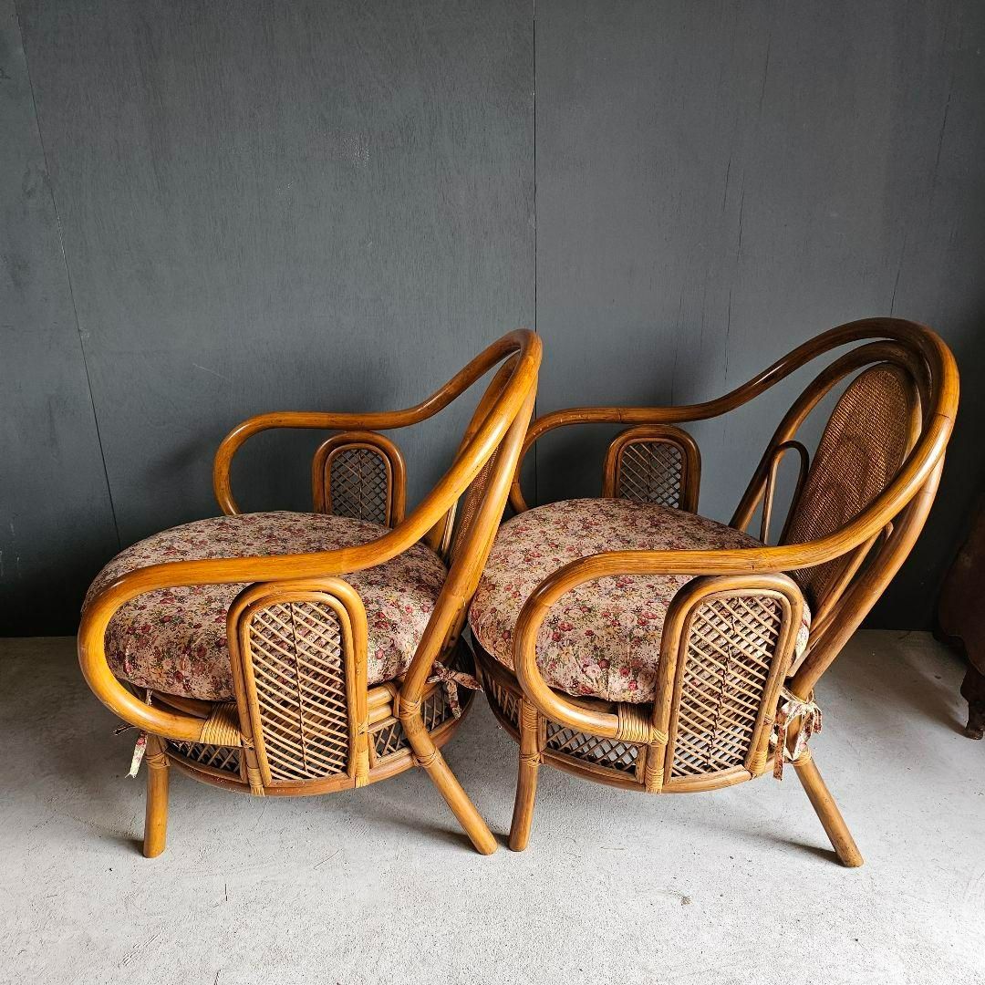 ラタンチェア バリ風 籐の椅子 ① - 一般