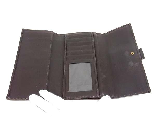 コーチ COACH 長財布 二つ折り レザー シグネチャー 茶 ブラウン COACH