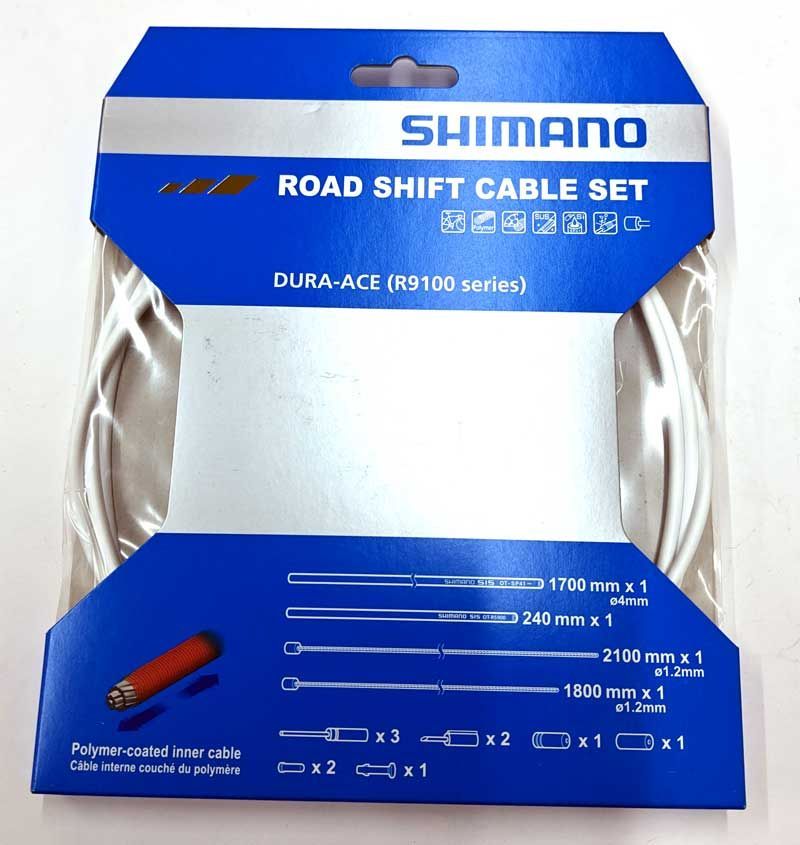 新品・特価品 シマノ(SHIMANO) シフトケーブル(ホワイトカラーのみ)ROAD OT-SP41 ポリマーコート シフトケーブルセット OT-RS900付（DURA-ACE R9100/ULTEGRA R8000用）(#00635360)