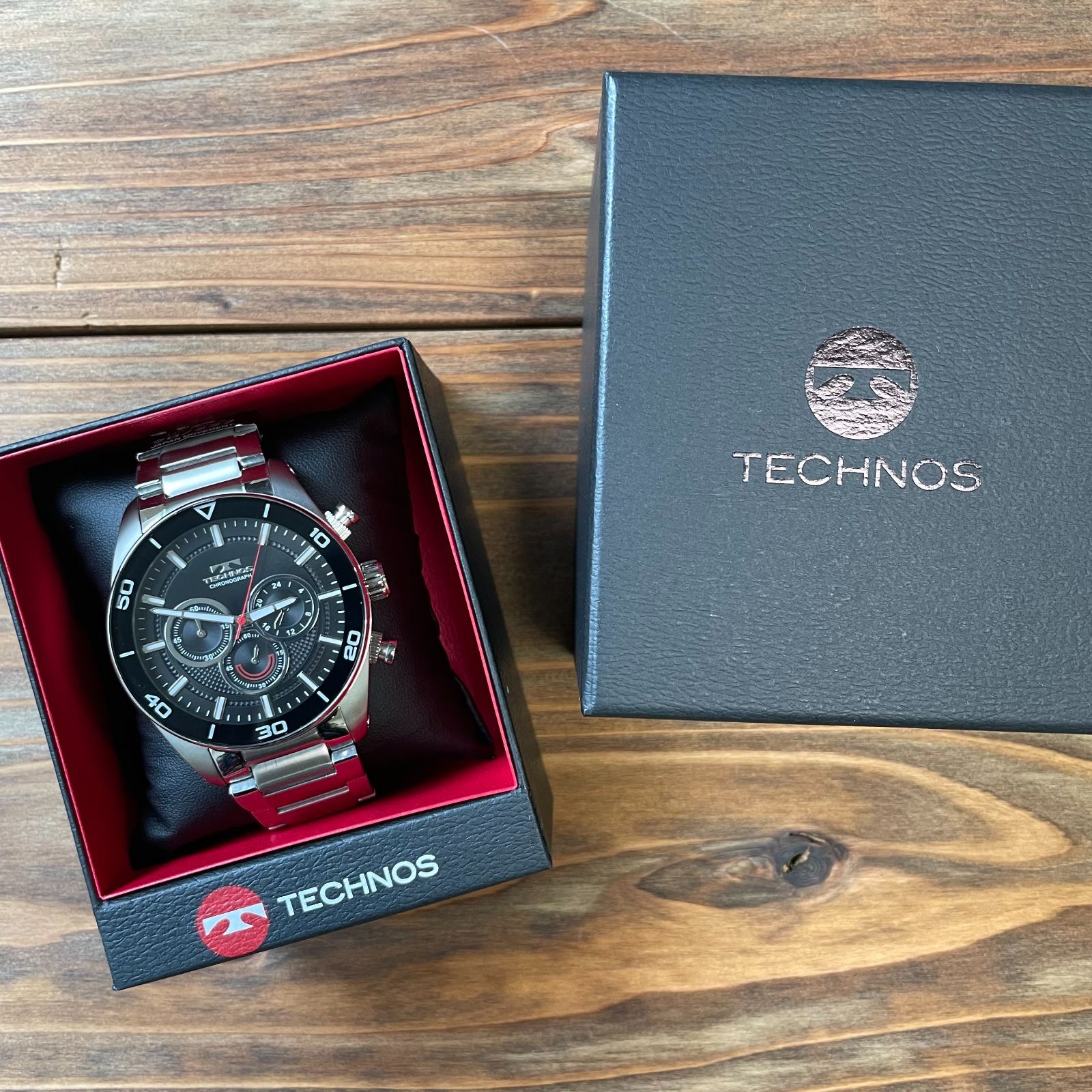 TECHNOS 新品未使用 T6A44SB テクノス腕時計 メーカー保証付き 