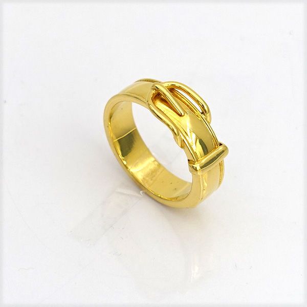 HERMES エルメス ◆ベルト デザイン スカーフリング ゴールド ブランド