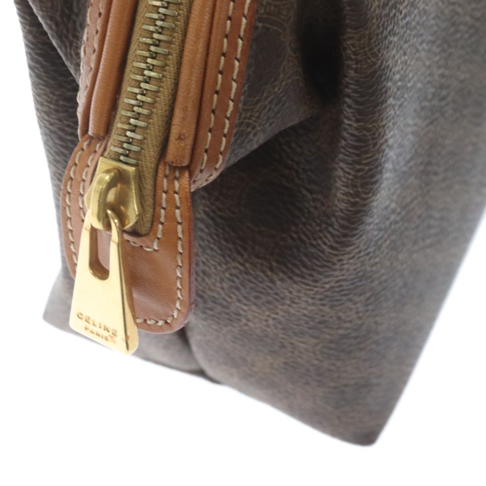 CELINE (セリーヌ) マカダム PVCレザー セカンドバッグ クラッチバッグ