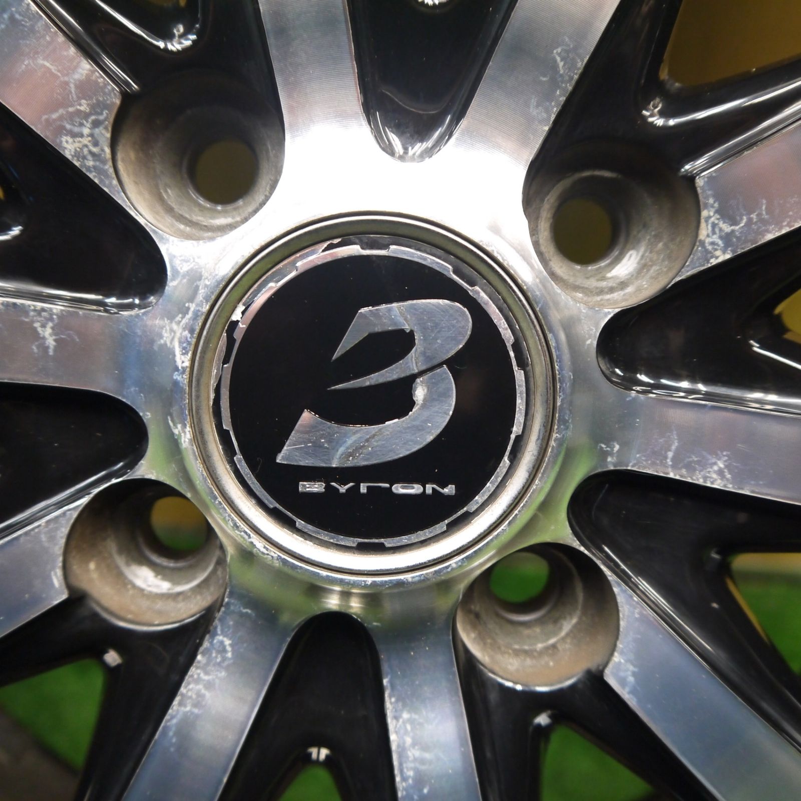 バリ溝！23年！9.5分☆LOXARNY EX BYRON STINGER 165/55R15 ダンロップ 