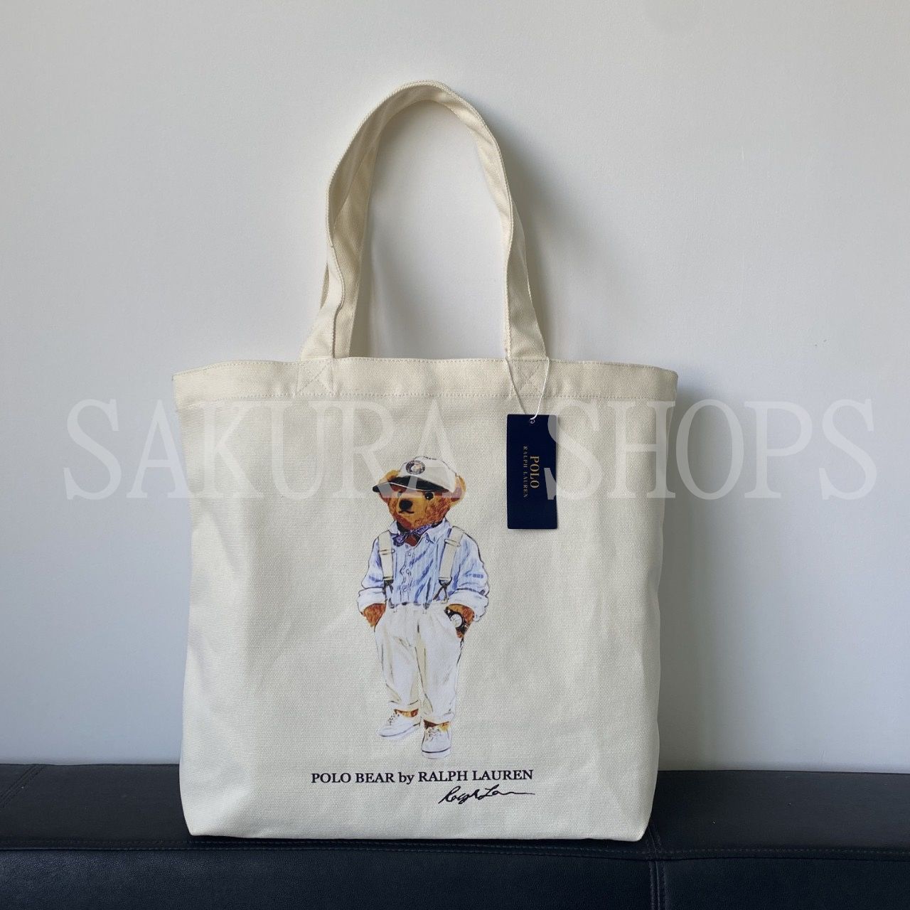 新品未使用】 POLO RALPH LAUREN ポロラルフローレン トートバッグ ポロベアー 大きめ バッグ メンズ レディース 旅行 通勤 通学  3色から選択可能（E006） - メルカリ