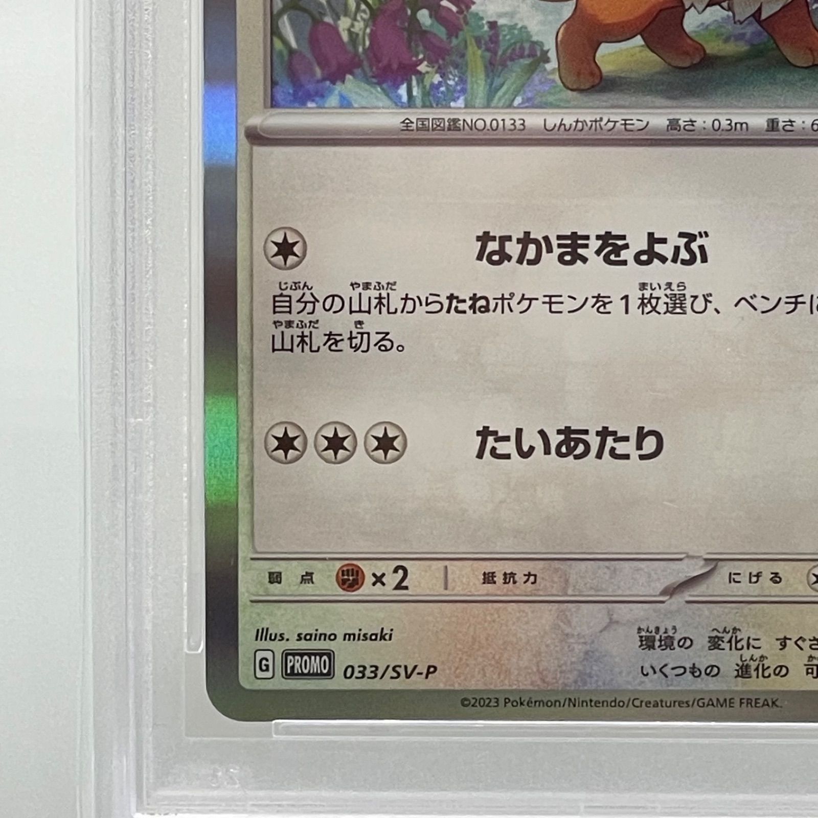 PSA10】イーブイ 033/SV-P ポケモンカードゲーム教室プロモ