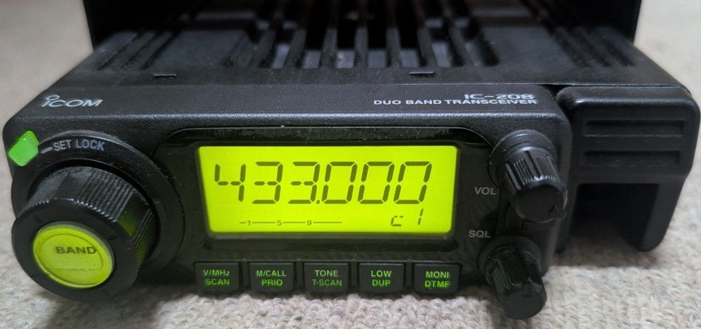 ICOM トランシーバー IC-208 Icom IC-820 10W U/V オールモード機 トランシーバー 元箱付き