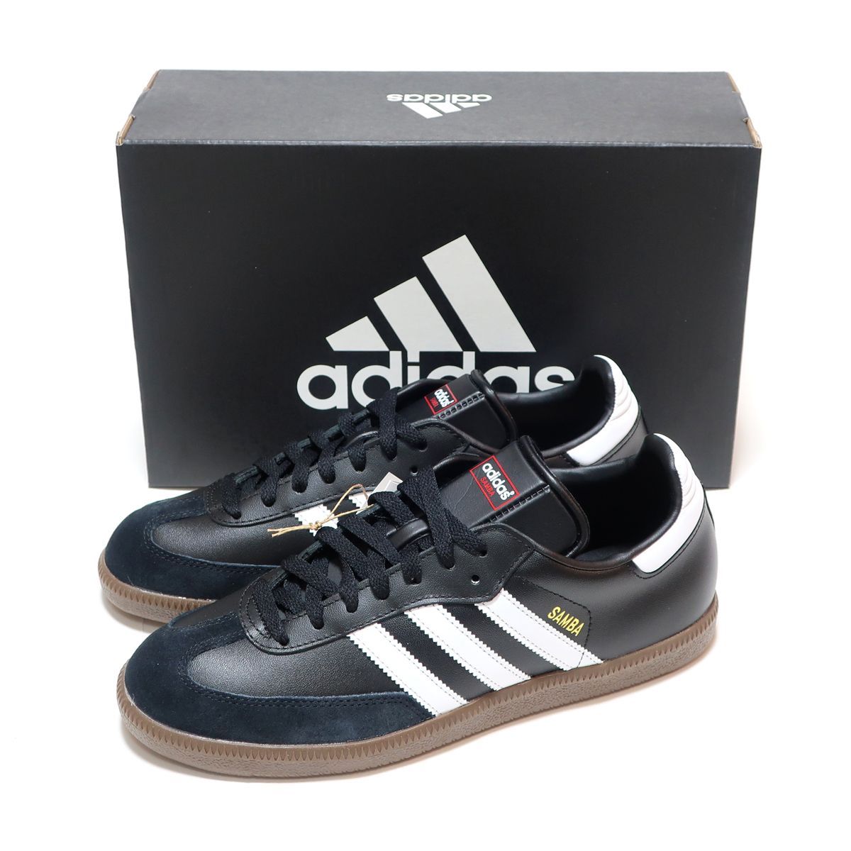 ADIDAS SAMBA US8.5 (26.5cm) CBLACK/FTWWHT/CBLACK 019000 