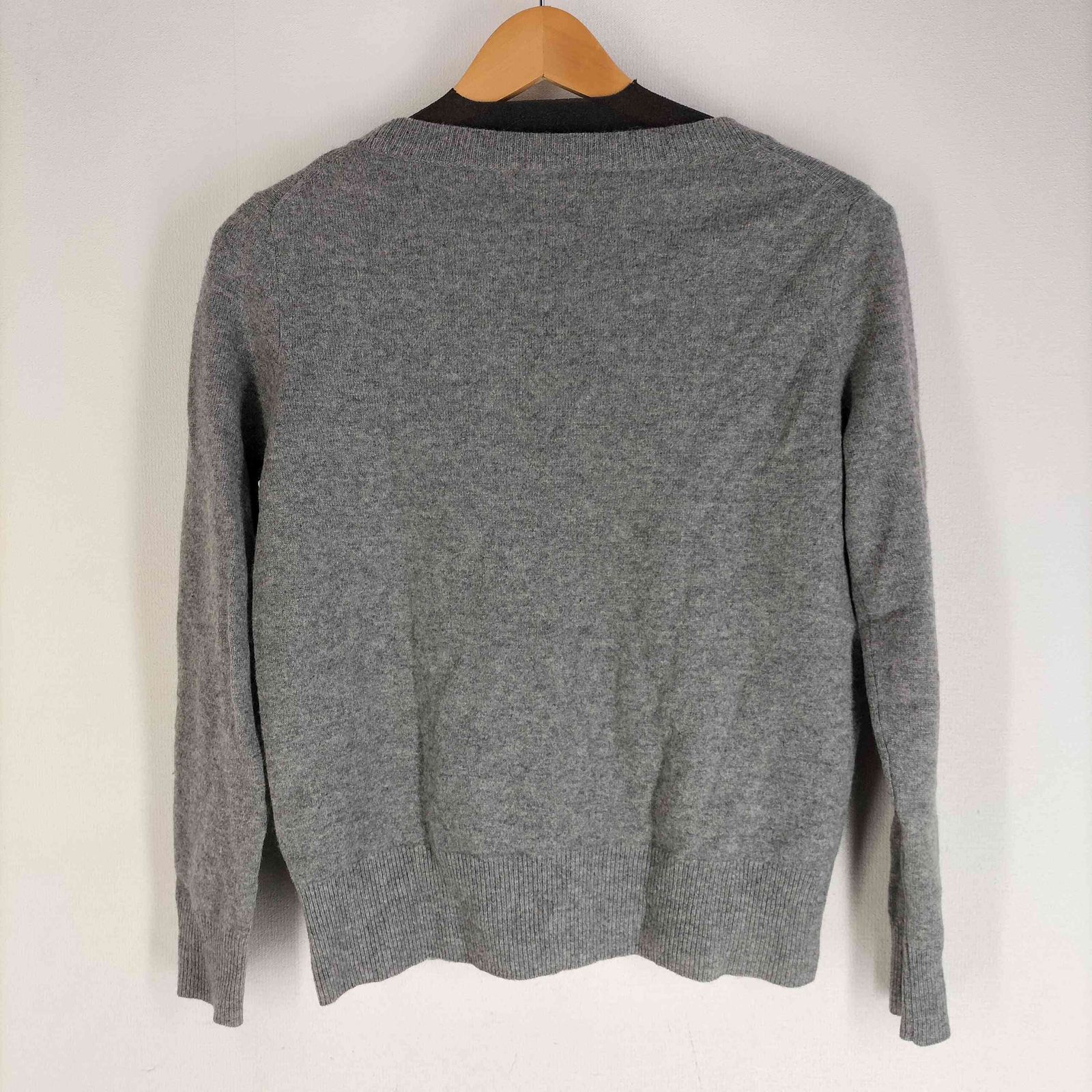 アダムエロペ Adam et Rope カシミヤ混Vネックニット レディース