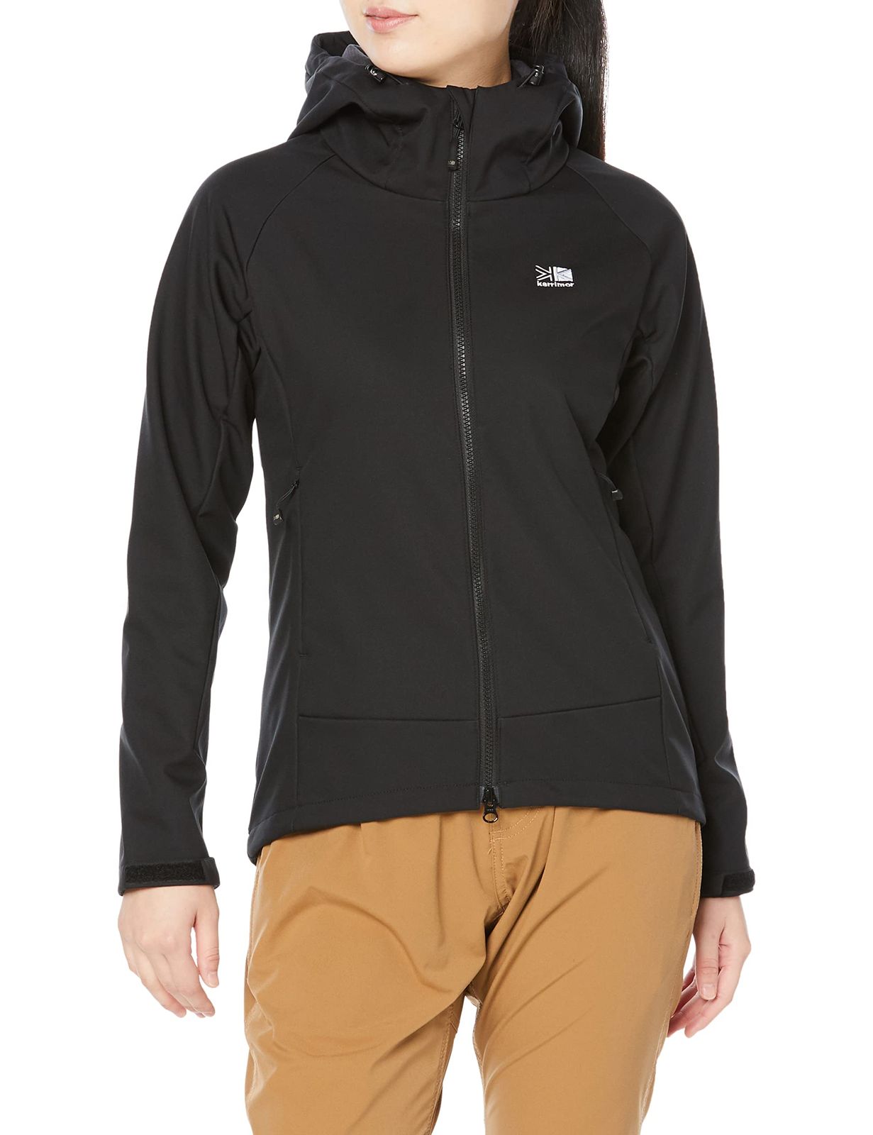 カリマー ジャケット arete parka W s レディース Black S