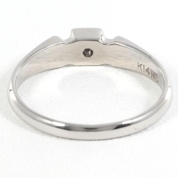 K14WG リング 指輪 12.5号 ダイヤ 総重量約2.4g - メルカリ