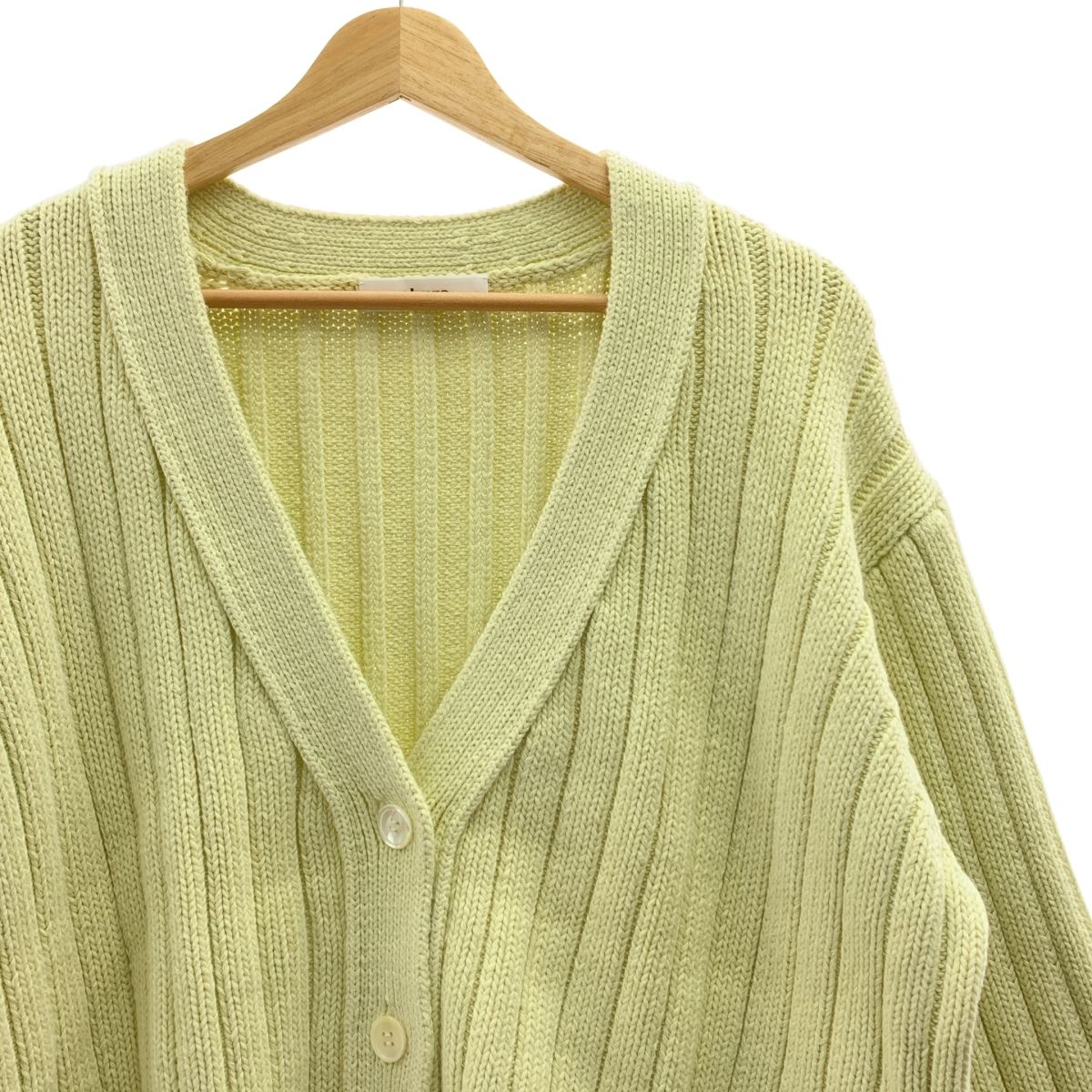 【ebure エブール】試着のみ　Vネック　コットンニット 0432874044260cl_70?$VS_1500$