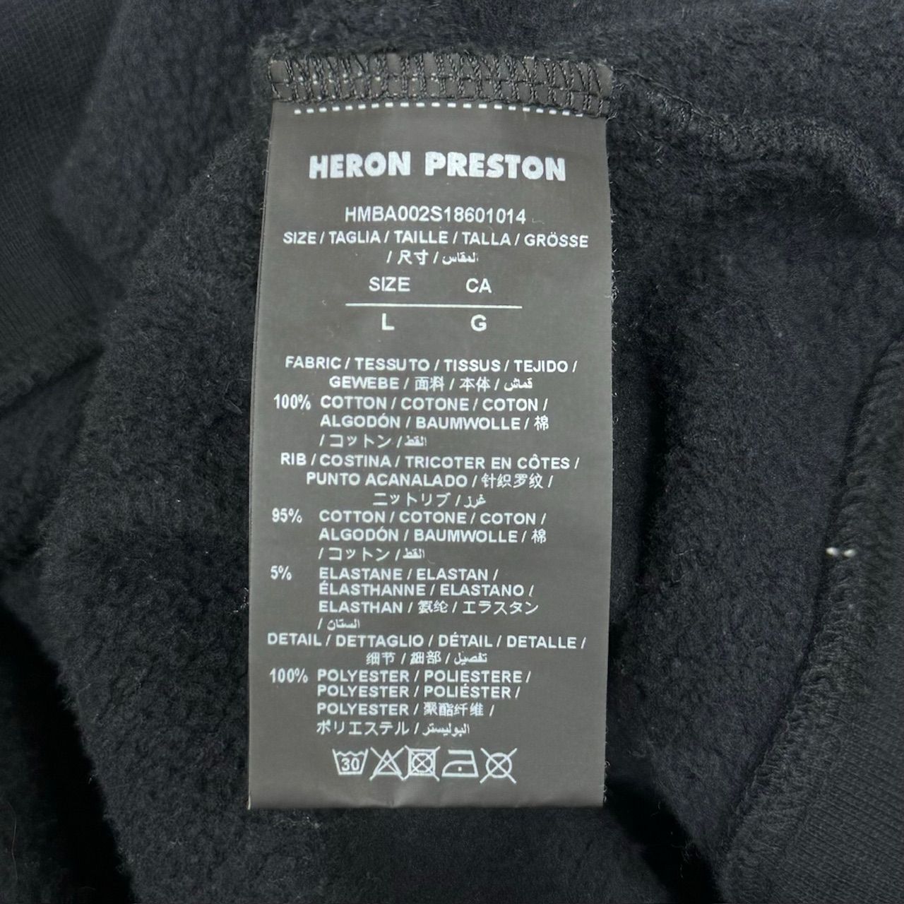 国内正規 HERON PRESTON プリント クルーネック スウェット トレーナー 