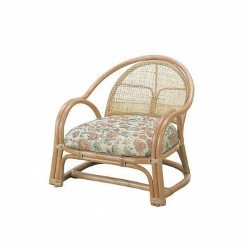 今枝商店 Romantic Rattan 籐アームチェアー2脚組 ロータイプ BL10
