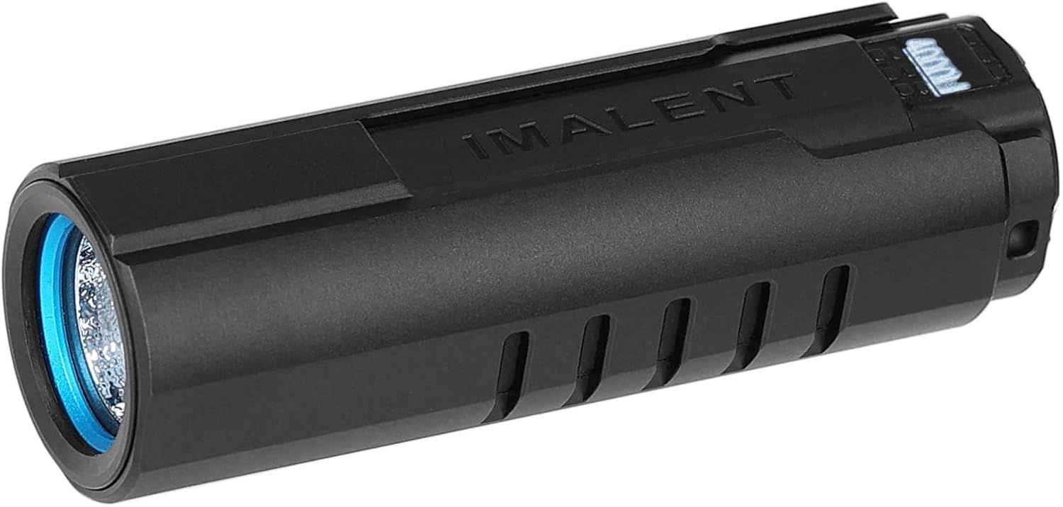 IMALENT イマレント LD70 懐中電灯 4000ルーメン 射程203メートル 5モード OLEDディスプレイ ミニサイズ ledライト キーホルダー フラッシュライト 軽量 IPX8防水 マグネット充電 キャンプ 探検 防災 ハイキング