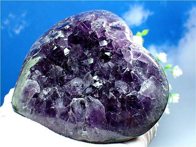 AAA級家庭円満◆天然ウルグアイ産アメジスト原石YT2G3