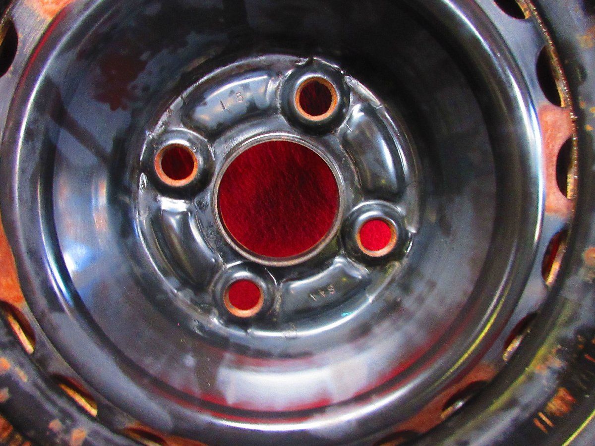 車 スチール ホイール 4本 ホンダ 純正 14×5.5J 4穴100 +45