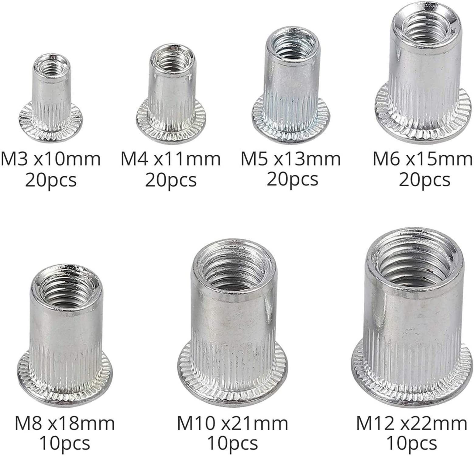 数量限定】ハンドナッター リベットツール M3/M4/M5/M6/M8/M10/M12など