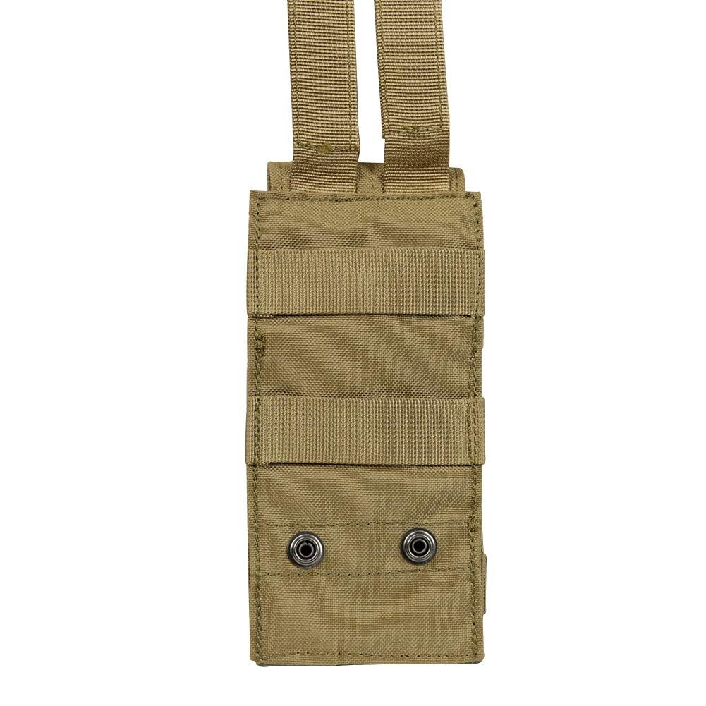 ミリタリ3連M4 M16 AK 対応 小物収納 マガジン 弾倉 タクティカル装備 新品 [PHOENIX IKKI] 1連 M4 M16 AK 対応 小物収納 強化ナイロン