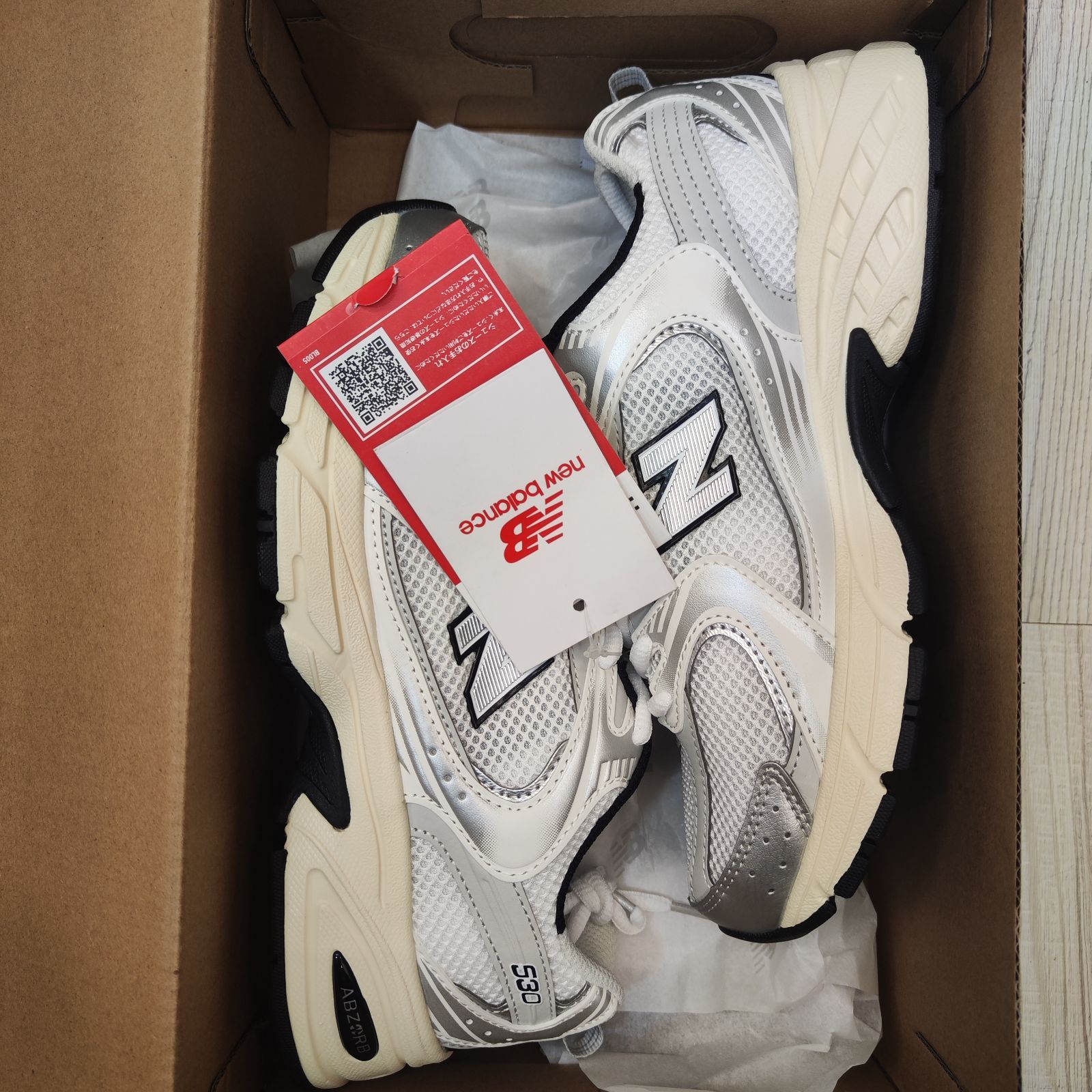 ニューバランス スニーカー MR530 NEW BALANCE MR530TA シルバー 銀