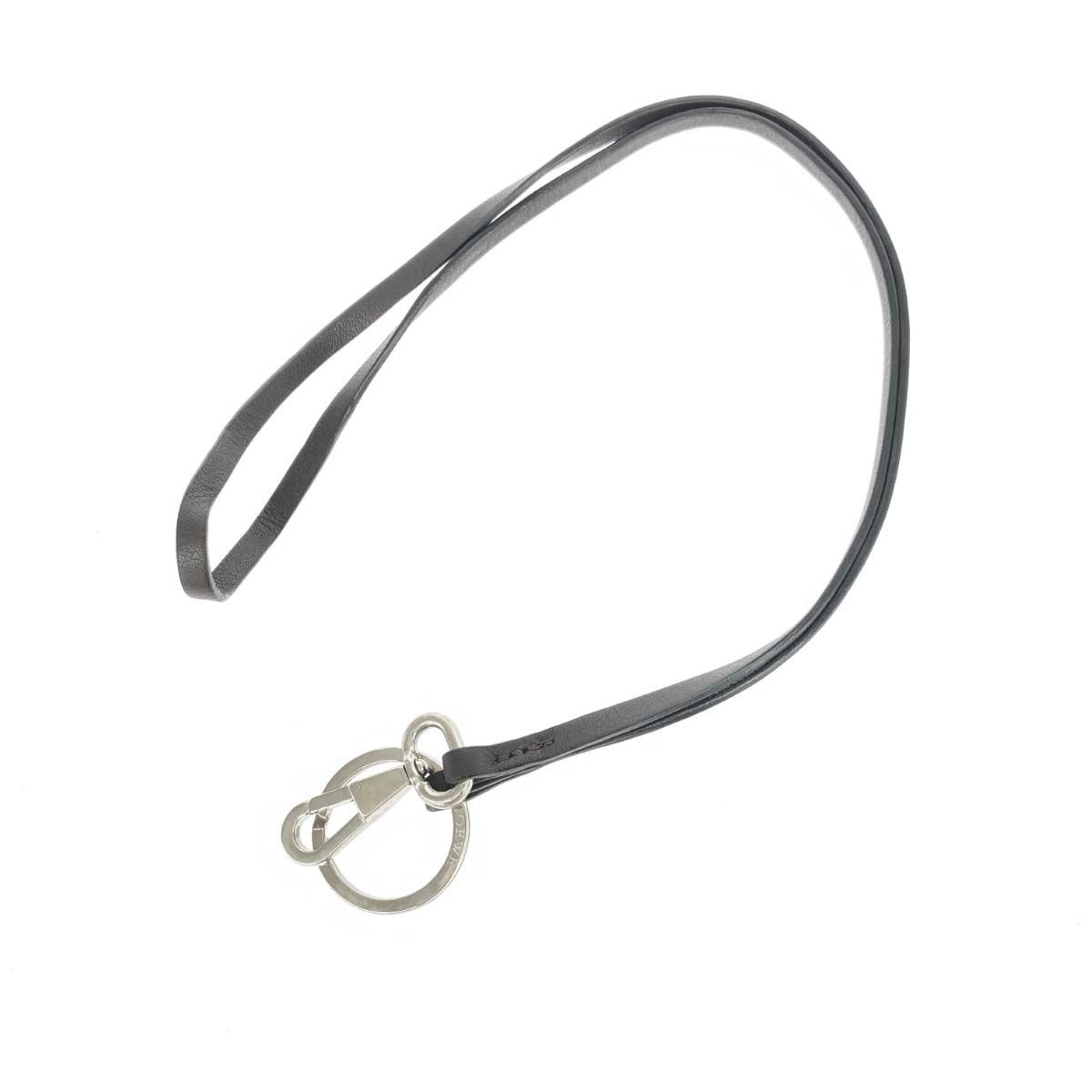 LOEWE ロエベ ネックストラップ|キーリング シルバーカラー|ブラウン ユニセックス | 240001161799