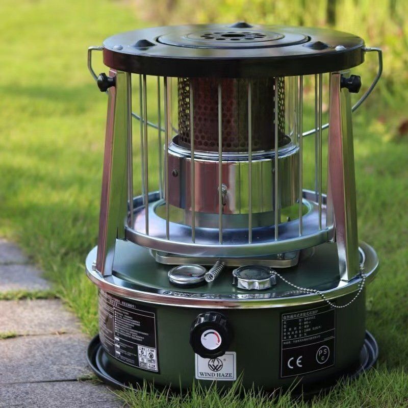 新型 石油ストーブ タンク容量4.5L 360% 循環対流型 高効発熱 360°高速暖房急速加火力調節
