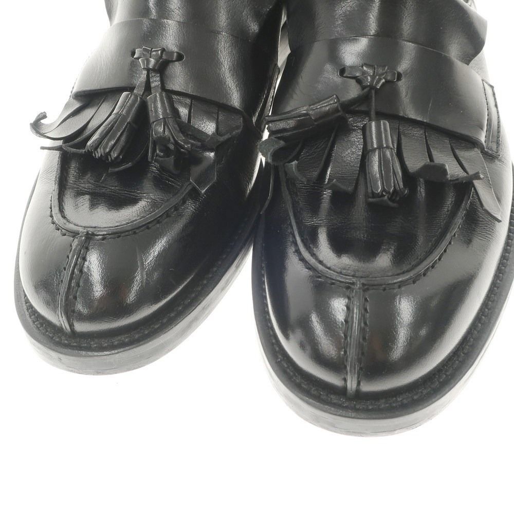 超美品　DOUCAL'S キルトタッセル サイドゴアブーツ ダークブラウン ルカ グロッシ Luca Grossi インサイドジップサイドゴアブーツ