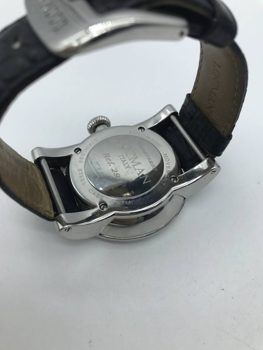 LOCMAN ロックマン Ref.290 AT デイト 自動巻き 腕時計 白文字盤 稼働 