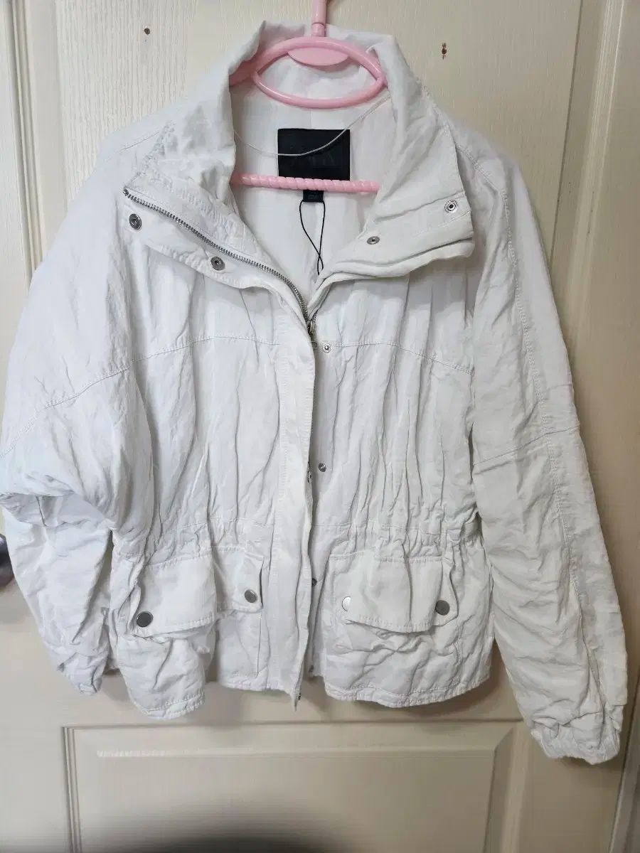 ZARA ザラ 白 マウンテンパーカー ブルゾン XS