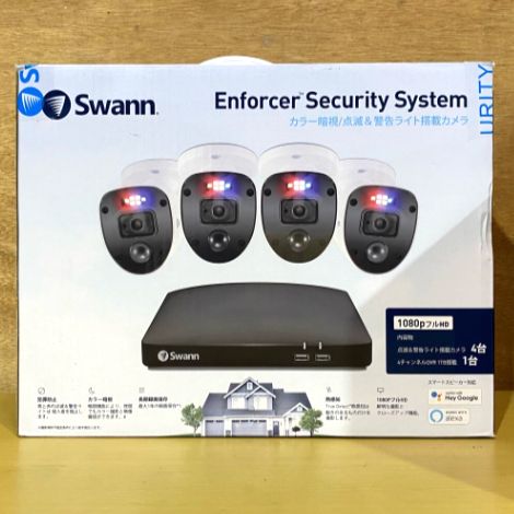 Swann スワン 防犯カメラ セキュリティカメラ Enforcer Security System 4台セット 警告ライト