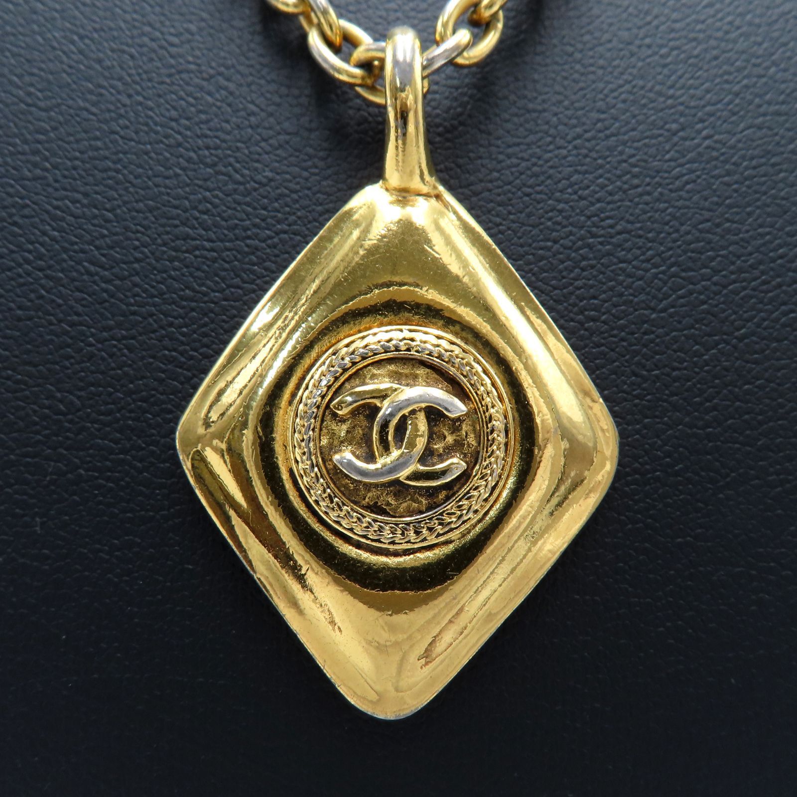 CHANEL シャネル ひし形 ネックレス ヴィンテージ ココマーク
