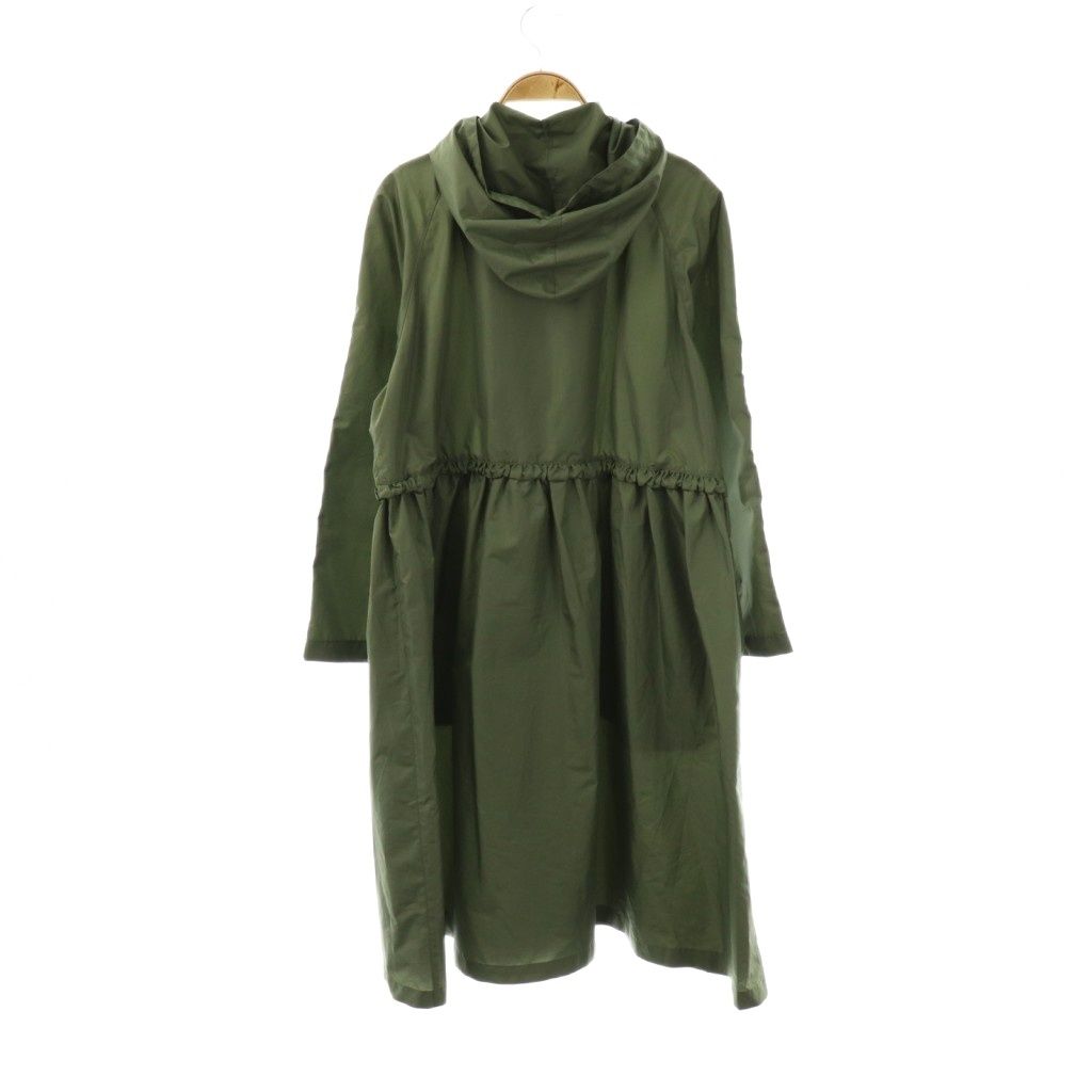 チェスティ Chesty コサージュ レインコート フード ロング F カーキ AT OS