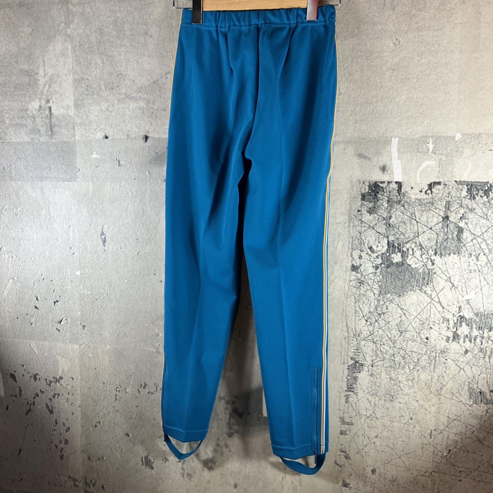 adidas ライトブルー トラックパンツ 80～90s Mサイズ ドローコード 