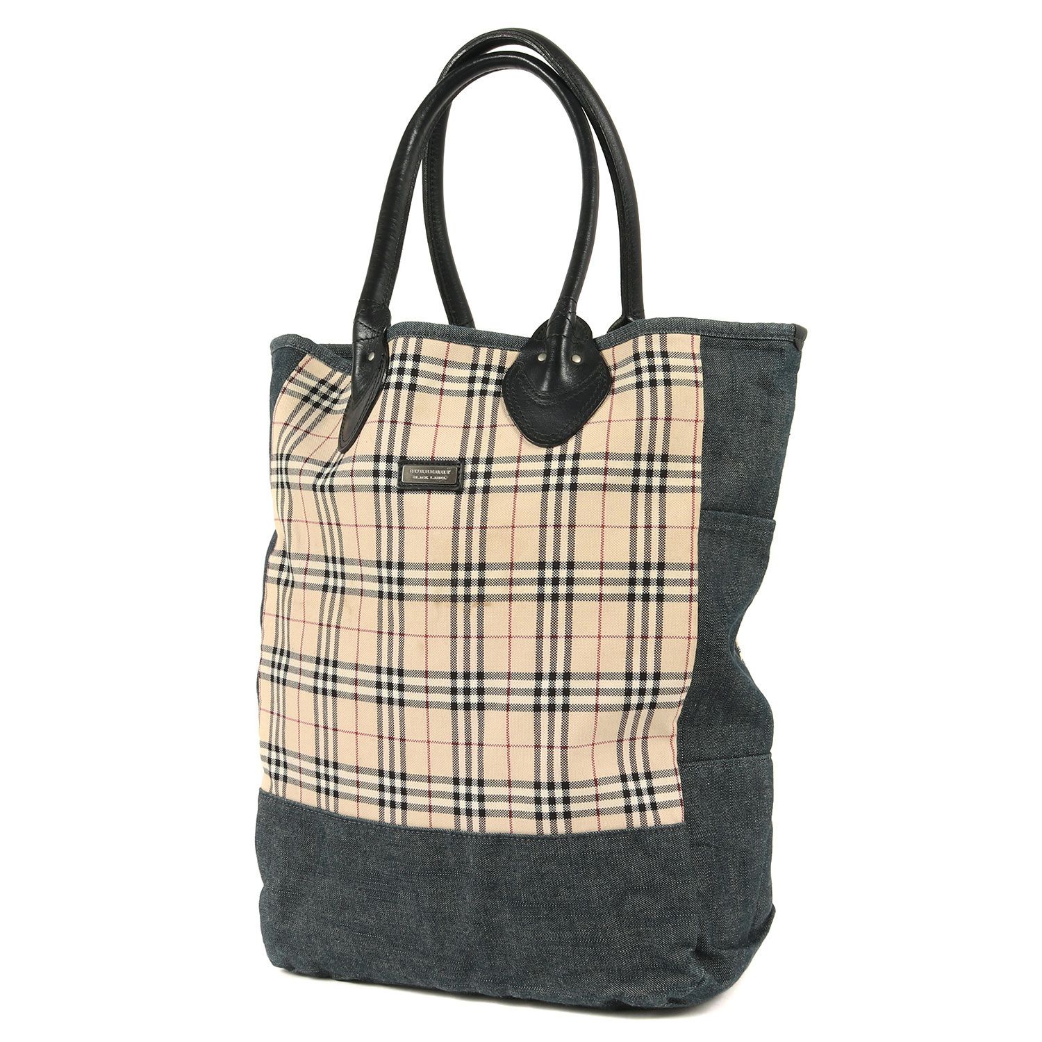 Burberry Black label トートバッグ ノバチェック 極美品】BURBERRY