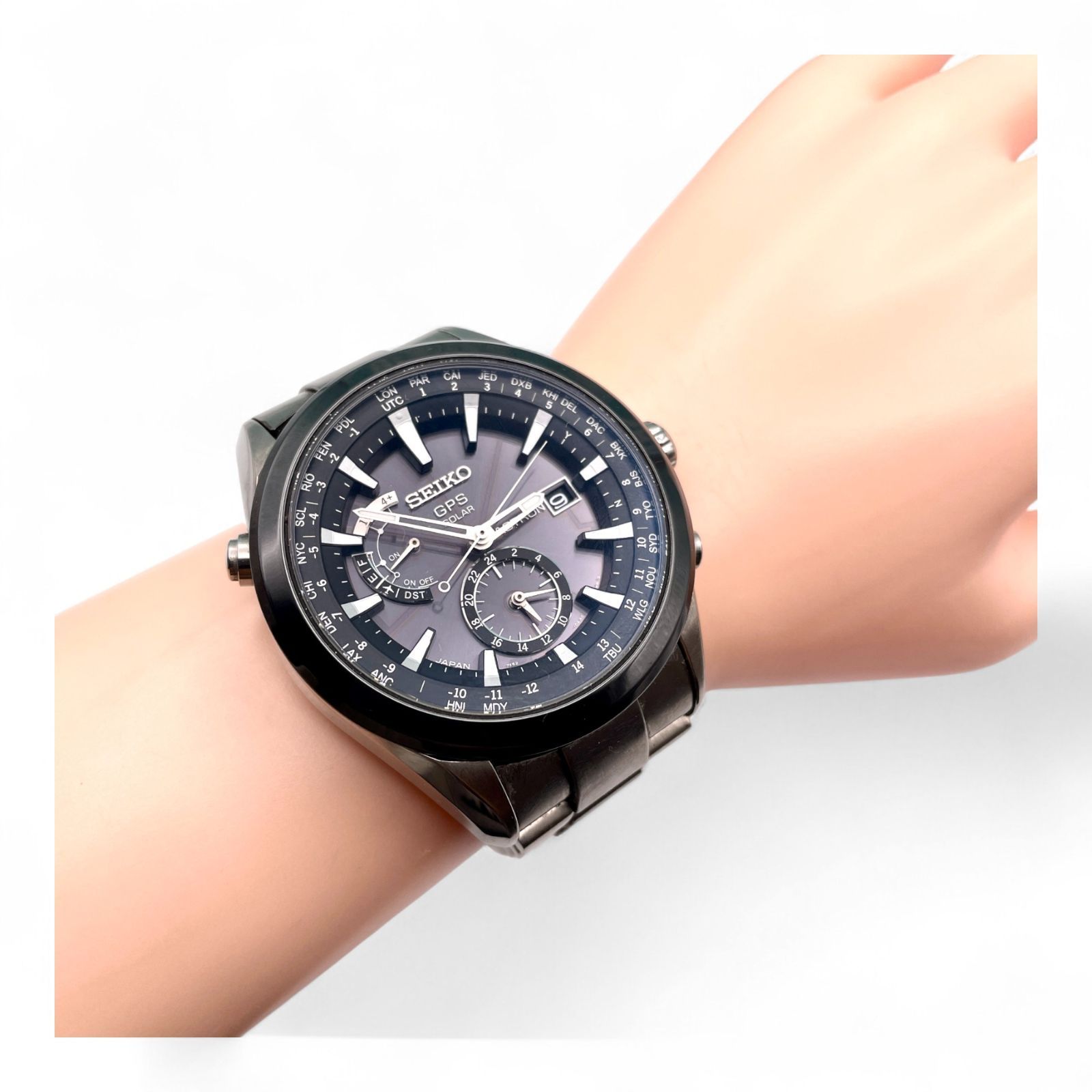 美品　人気モデル　セイコー　アストロン　GPSソーラー　軽量チタン　8X22 美品 人気モデル セイコー アストロン GPSソーラー 軽量チタン 8X22