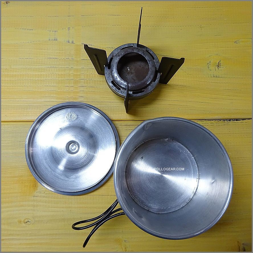 1940年代 META フランス製 クッカー アルコールストーブ Aluminum Pot - Spirit Burner Vintage アルミポット アルスト OLIVEOS_COM_TR