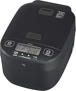 .co.jp 象印マホービン 炊飯器 5.5合 め炊き 豪熱大火力 圧力IHタイプ お手入れ点数2点 スレートブラック NW-YB10AM-BZ