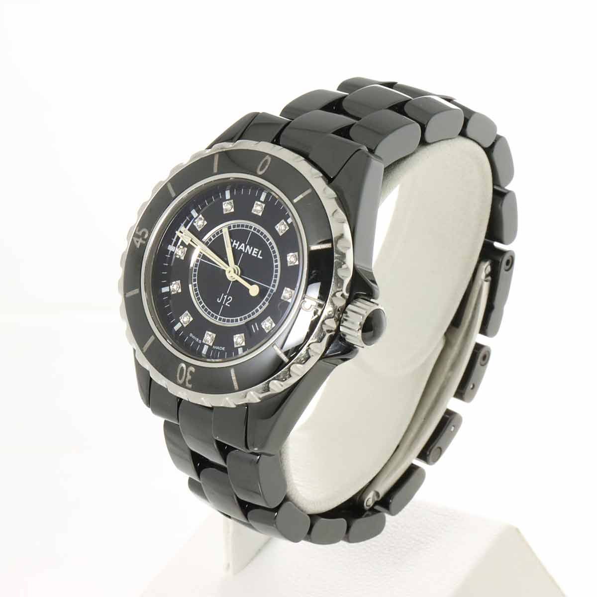 CHANEL/シャネル】 J12 H1625 ブラック 腕時計 セラミック