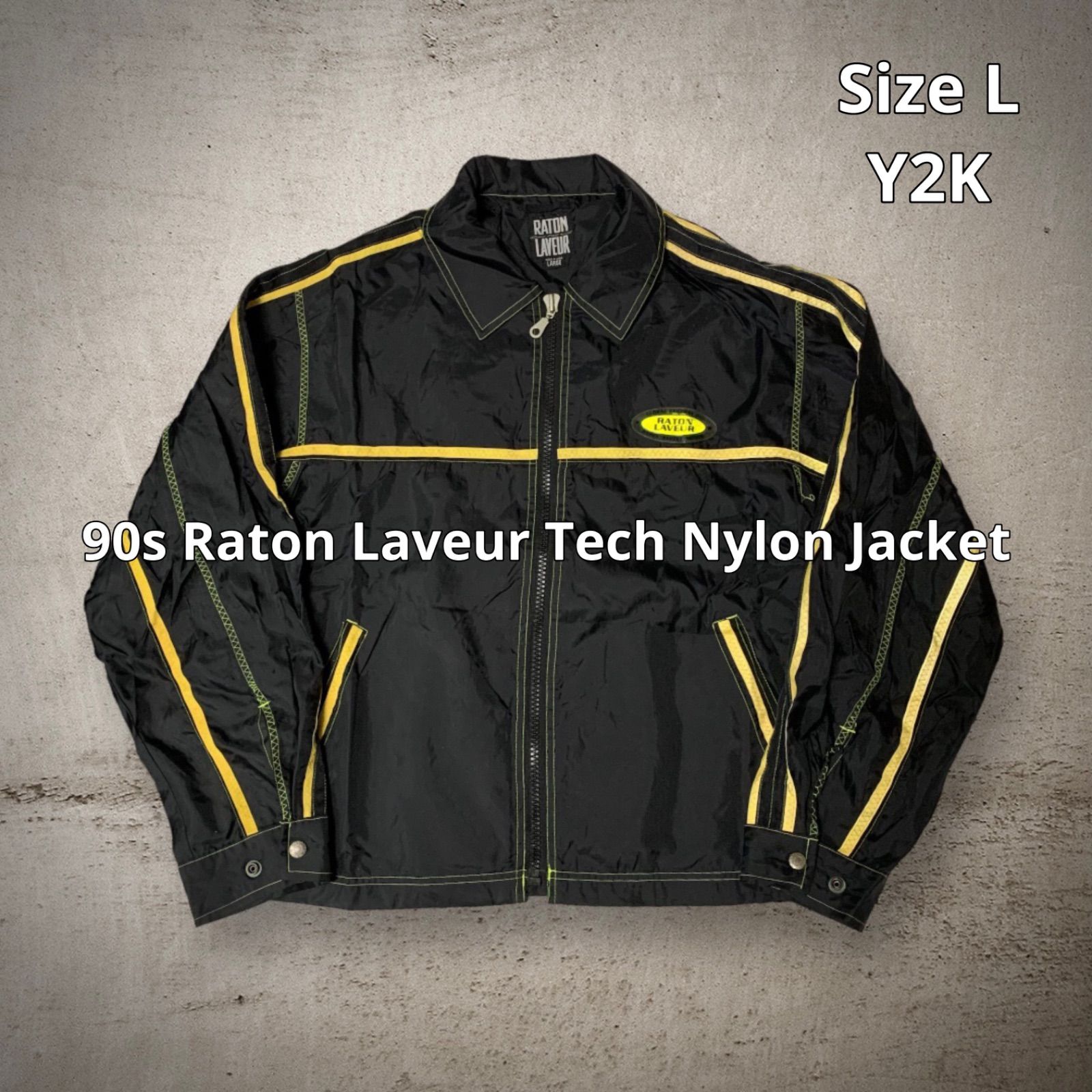 90s Raton Laveur Tech Nylon Jacket ラトン・ラブール テックナイロン