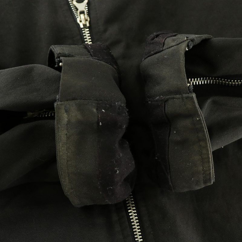 ディーゼル シングルライダースジャケット ナイロン 刺繍 キルティング