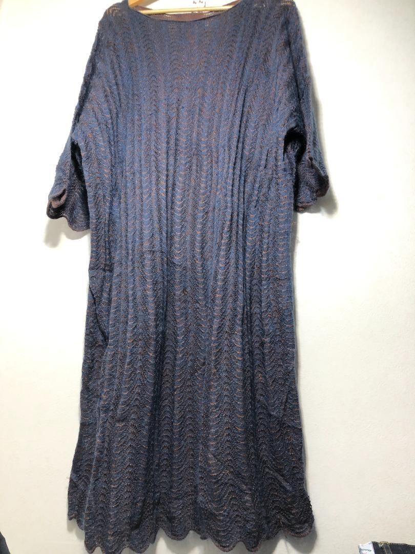 072025 ka na ta シルク ウール ニット ワンピース カナタ かなた