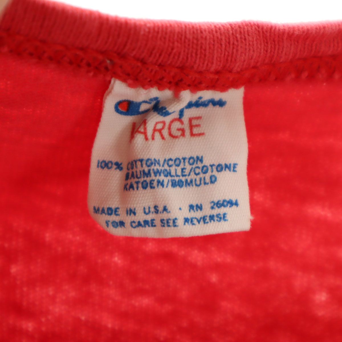 Champion チャンピオン 80s USA製 ヴィンテージ トリコタグ タンク 
